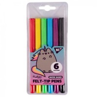 Фломастери «Pusheen rainbow» на 6 кольорів, ТМ YES