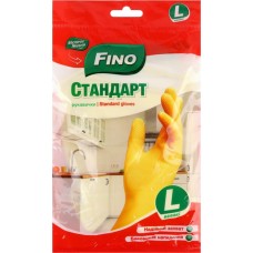 Рукавички господарські латексні розмір L, FіNо