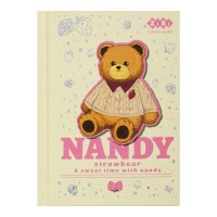 Блокнот «BEAR TOY» А6 на 64 аркушів у клітинку з ламінованою обкладинкою, KIDS Line