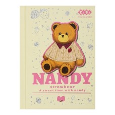 Блокнот «BEAR TOY» А6 на 64 аркушів у клітинку з ламінованою обкладинкою, KIDS Line