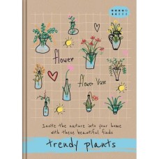 Блокнот «TRENDY PLANTS» А5 на 72 аркуші у клітинку з ламінованою обкладинкою, в асортименті, ТМ Рюкзачок