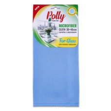 Серветка з мікрофібри для скла 30х40 см, ТМ Polly