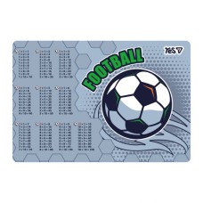 Підкладка для столу «Football» 42х29 см з таблицею множення, ТМ Yes