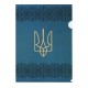 Папка-кутик «UKRAINE DECOR» А4 вишиванка синя, ТМ Buromax
