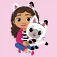 Картина за номерами «Gabby Dollhouse. Best friends» 25х25 см, ТМ SANTI
