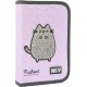 Пенал «Pusheen Delicacy» 21х14 см твердий одинарний з двома клапанами, HP-04, ТМ Yes