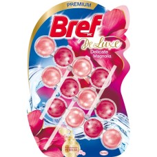 Блок для туалету «Bref De Luxe. Ніжна магнолія » 3х50 г, ТМ Bref