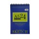 Альбом для ескізів «SKETCH» А5 на 24 аркуші на спіралі 200 г/м2, Art Nation