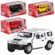 Машина «Hummer H2 SUV 2008» металева інерційна з дверима що відкриваються, в асортименті, у коробці 16х7,5х8 см