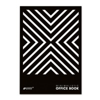 Канцелярська книга А4 на 96 аркушів у клітинку на скобі з картонною обкладинкою, ТМ Brisk