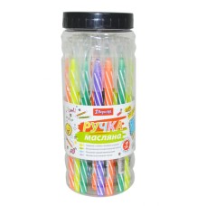 Ручка «Spin 6» кульково-масляна, синя, ТМ 1 Вересня.