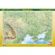 Фізична карта України 1:2 500 000 ламінована, 66х47 см, на українській мові, ТМ Картографія