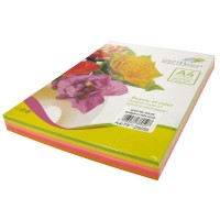 Папір кольоровий А4 250 аркушів на 5 кольорів 75 г/м2, мікс неон, SPECTRA COLOR