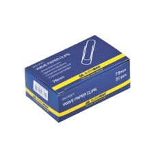 Скріпки рельєфні 78 мм, 50 шт., ТМ Buromax