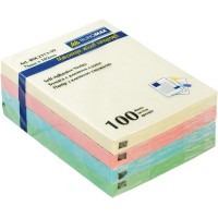 Блок паперу клеєний 76х102 мм 100 аркушів, в асортименті, TM Buromax