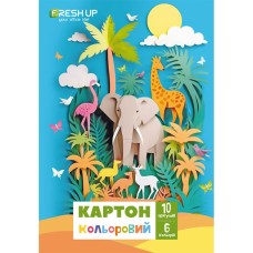 Картон А4 10 аркушів, Fresh Up