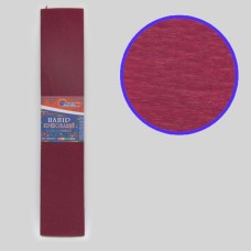 Гофро-папір 110 % 50х200 см 20 г/м2 бордовий, TM J.Otten
