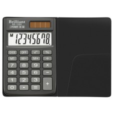 Калькулятор «Brilliant» 6х9 см, BS-100 X