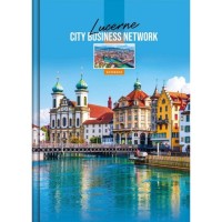 Канцелярська книга «Міста» А4 на 176 аркушів у клітинку з твердою ламінованою обкладинкою, в асортименті, ТМ Рюкзачок