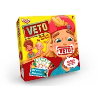 Гра настільна «VETO» розважальна, у коробці 18,5х18,5х4 см, ТМ Данко Тойс