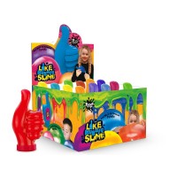 Слайм «LIKE Bubble Slime», в асортименті, у колбі 17,5х8,5 см ТМ Данко Тойс