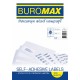 Етикетки з клейким шаром 105х44 мм 12 шт, 100 аркушів, ТМ Buromax