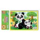Пазли м'які «Тварини зоопарку» А5 на 24 елементи, ТМ Vlady Toys